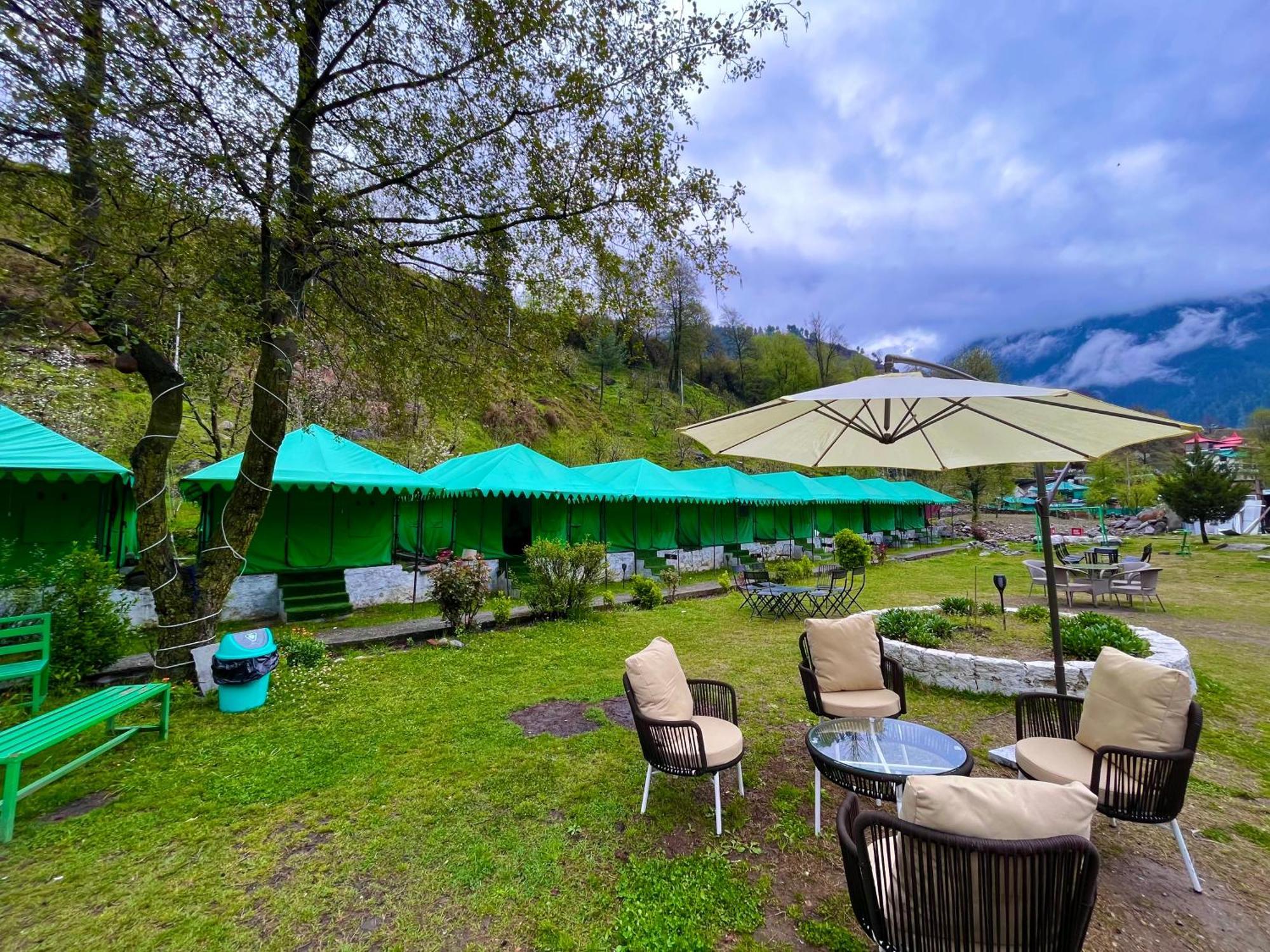 Himalayan Riverside Swiss Cottage Tents, Manali Extérieur photo