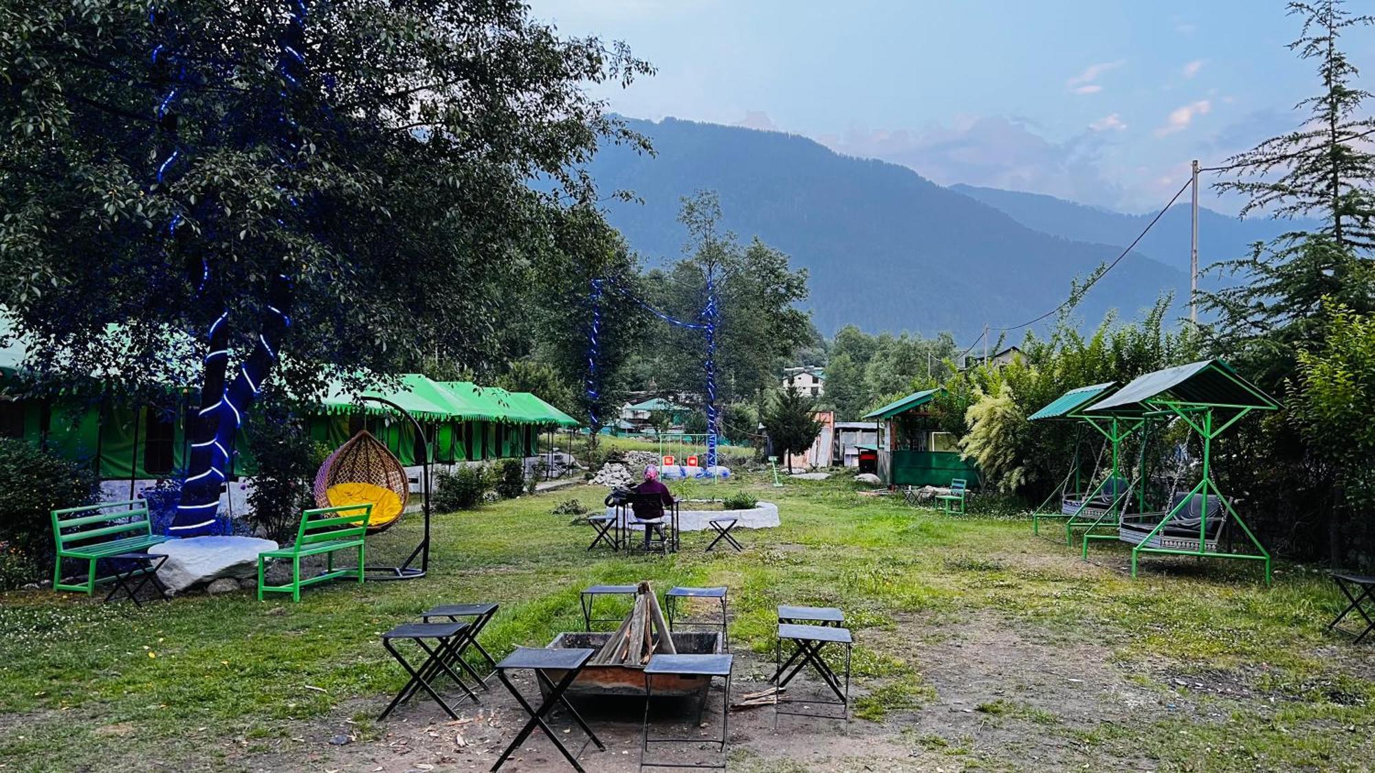 Himalayan Riverside Swiss Cottage Tents, Manali Extérieur photo